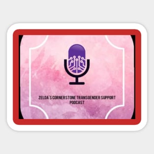 Zelda's Cornerstone Transgender Support Podcast Sticker